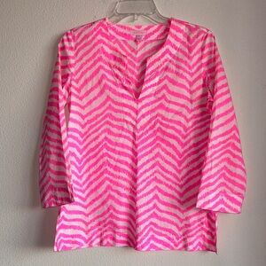 Lilly Pulitzer Amelia Island Tunic Womems XS